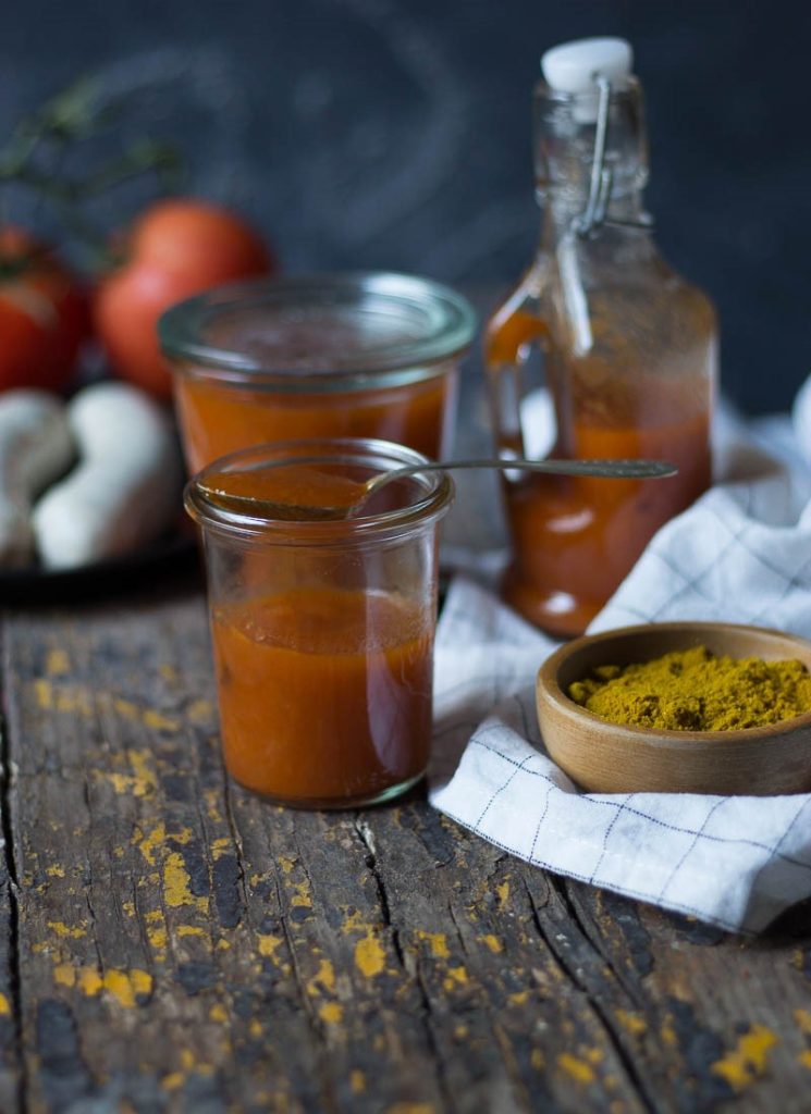 Ketchup de curry casero 